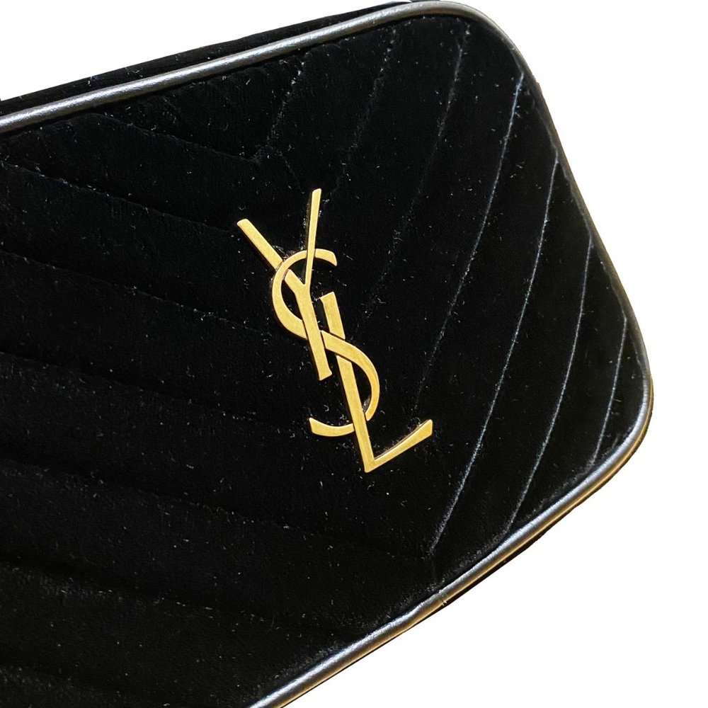 Saint Laurent Monogram Lou Velvet Belt Bag - Picture 2 of 12